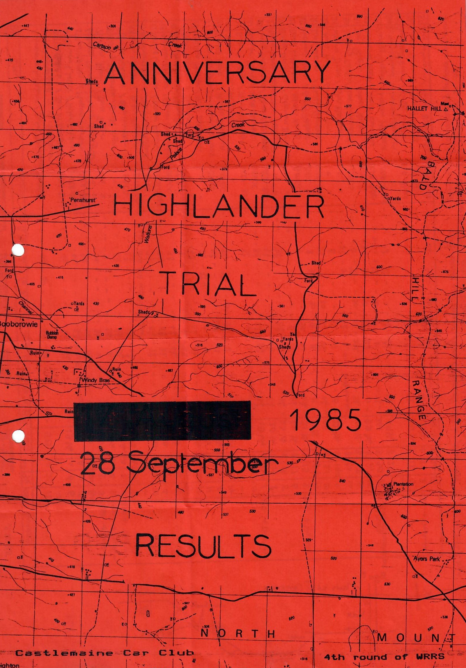 1985 Highlander cover