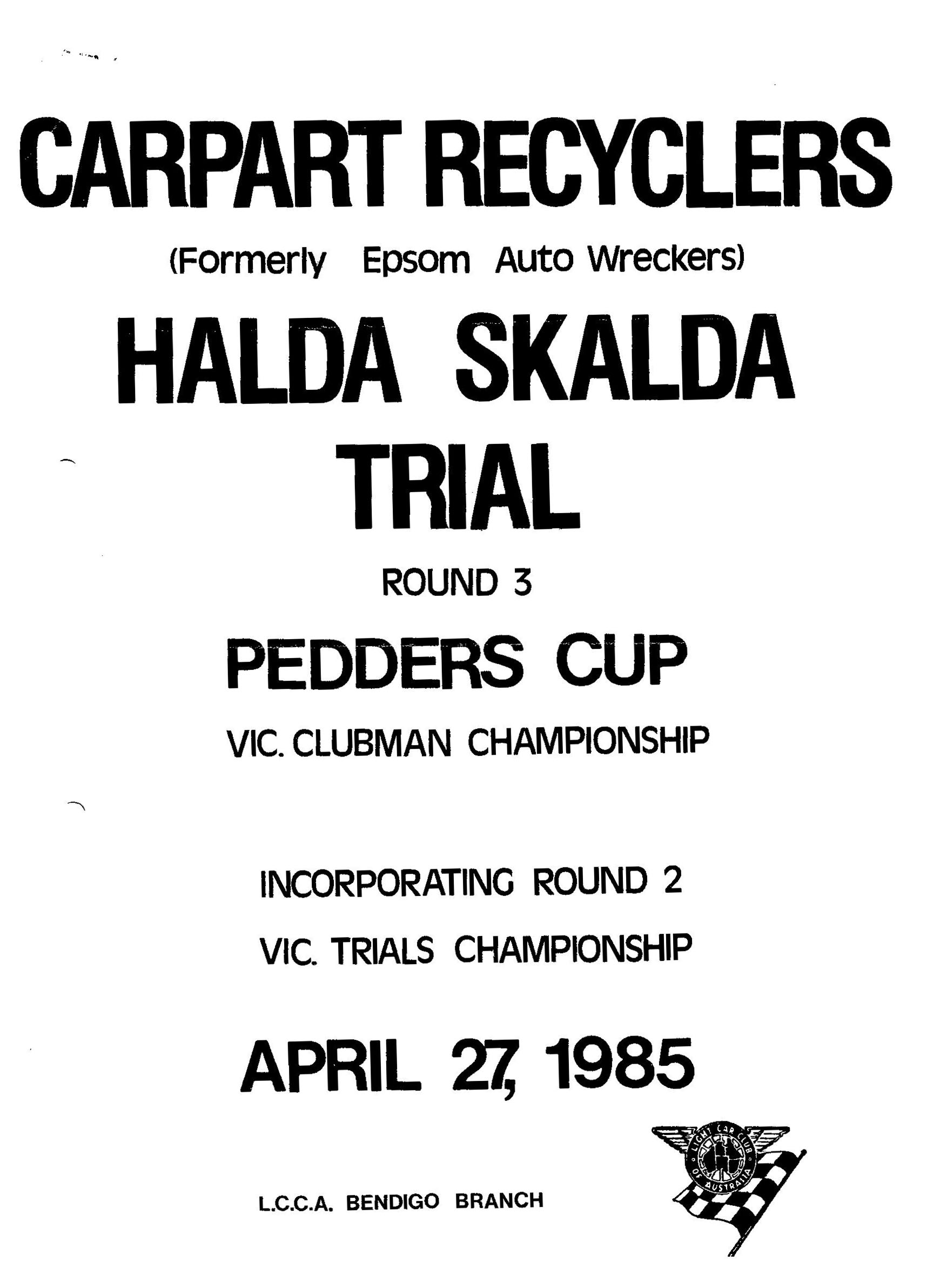 1985 Halda Skalda Cover