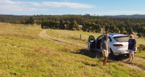 John, David and Porsche at Jirrah