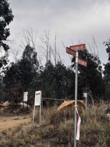 End of Mt Gibbo Tk (Ian Swan)