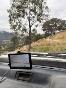 Graham Wallis' Navman might need an update as it seems to think this is the current Great Alpine Road