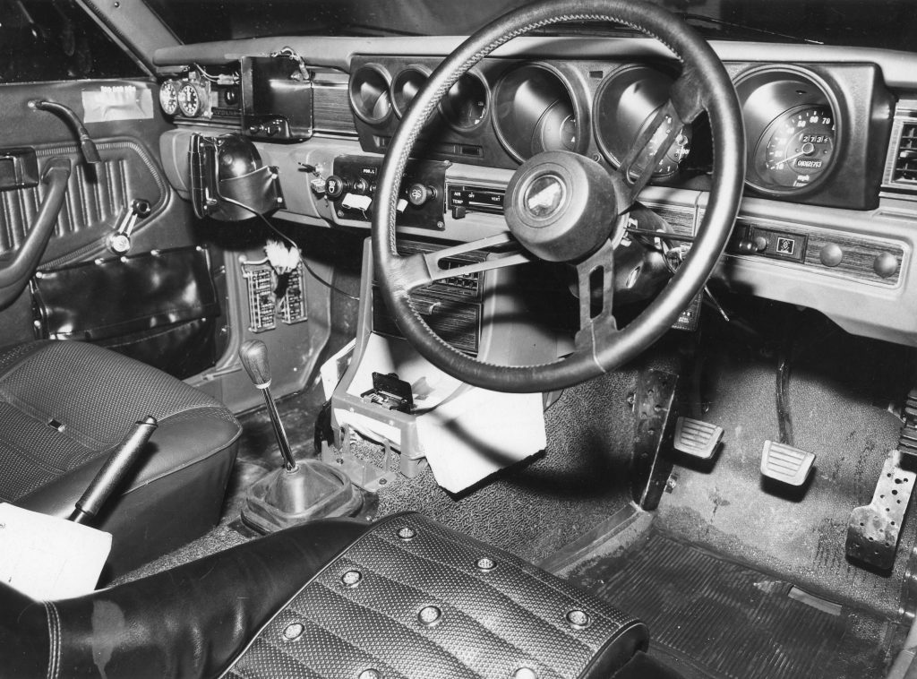 Interior of Edgar Herrman's 180B